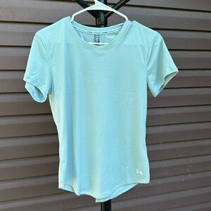 Women’s Under Armour Coolswitch Run Short Sleeve - Sage/Light Green